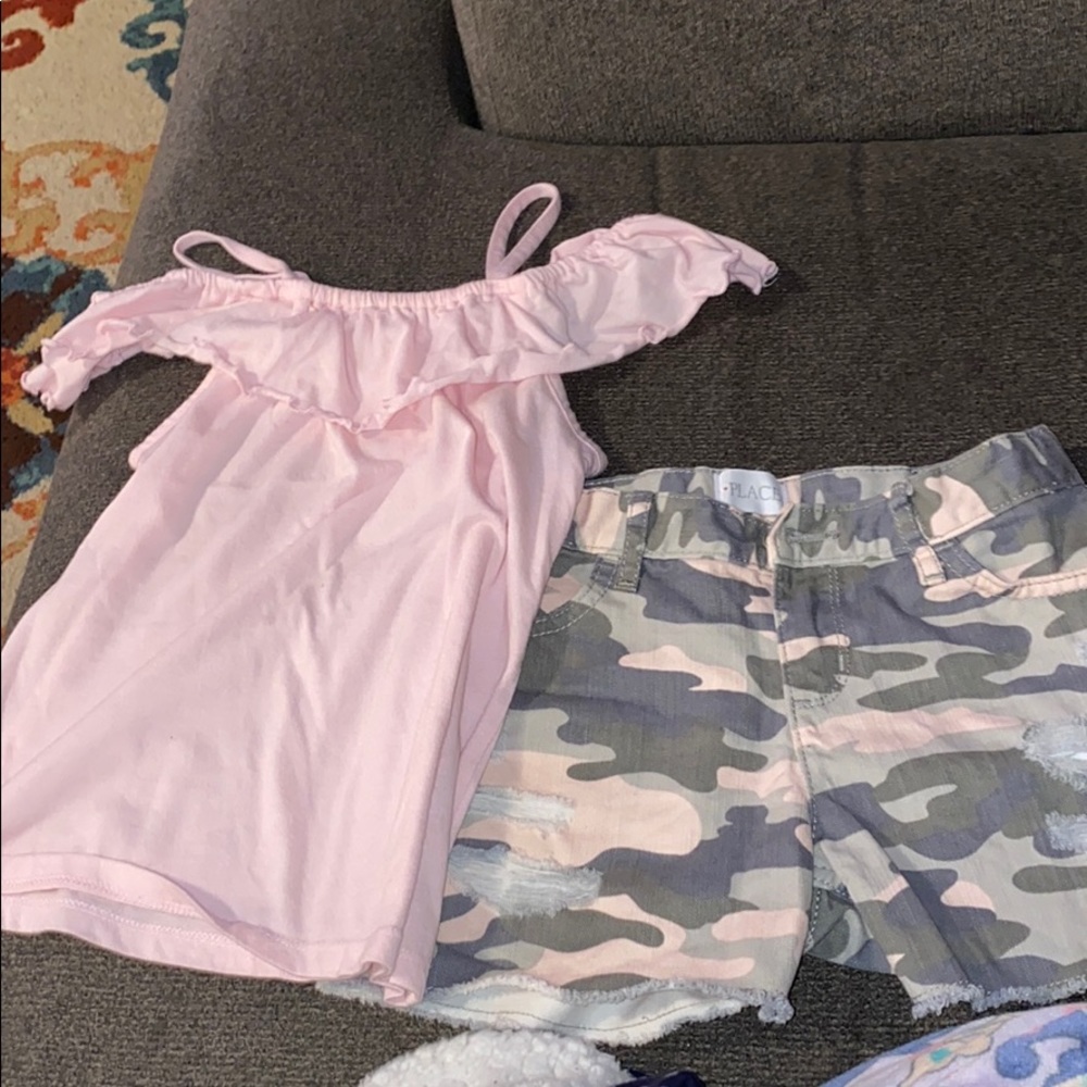 Girls camo outfit